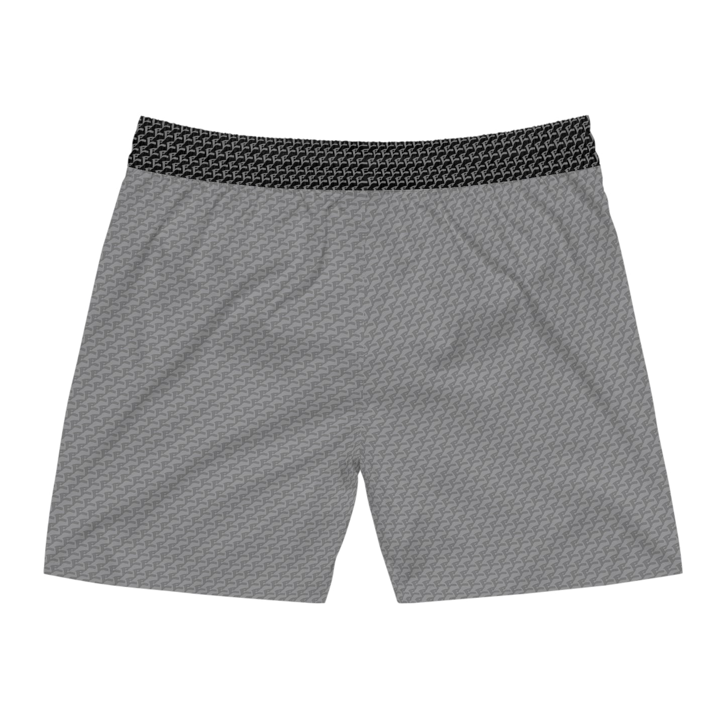 Enemy Gray Mid-Length Swim Shorts