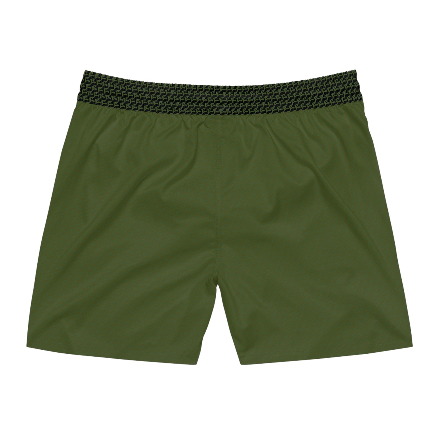 Enemy Army Green Mid-Length Swim Shorts