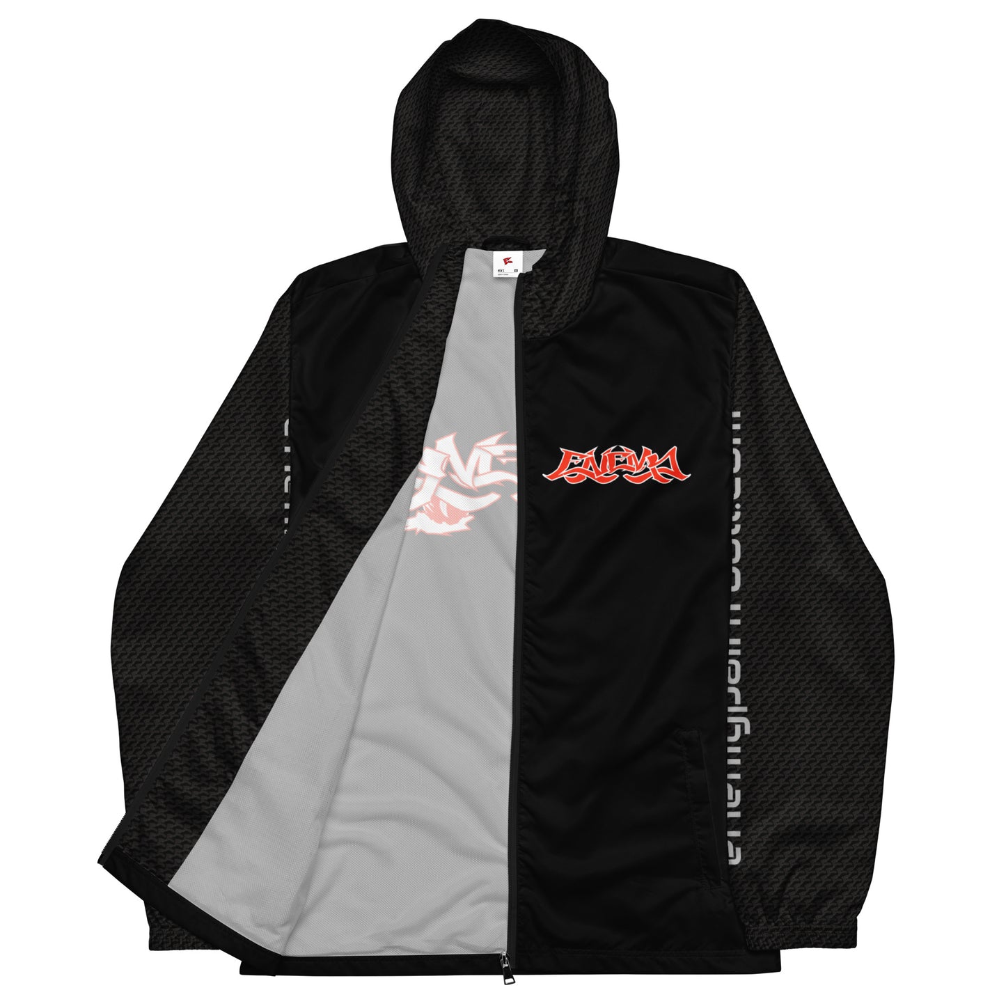 Enemy Black Windbreaker